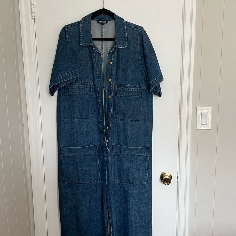 Ilana Kohn Denim Mabel Coveralls XL
